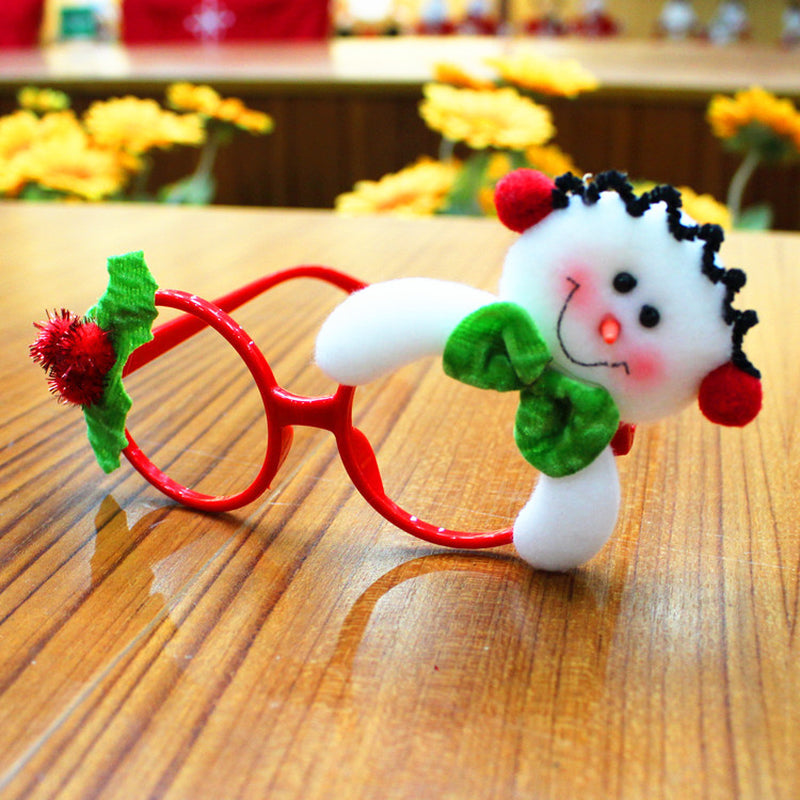 Christmas Glasses Frame Christmas Party Supplies Christmas Gifts Christmas Decorations Glasses Santa Glasses